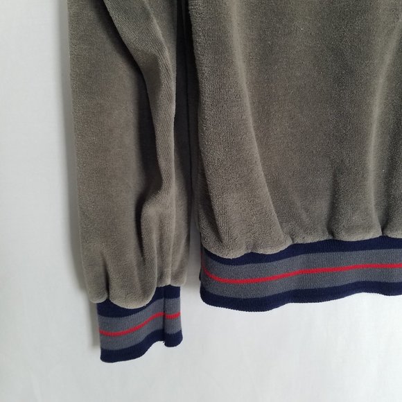 Vintage | Campus Velour V Neck Pullover - Picture 14 of 14